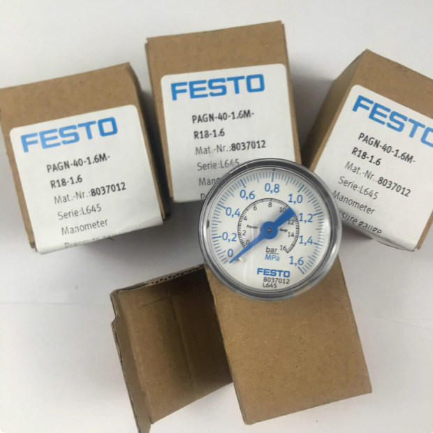 费斯托FESTO面板式 压力表 PAGN-40-145P-P10  563734原装