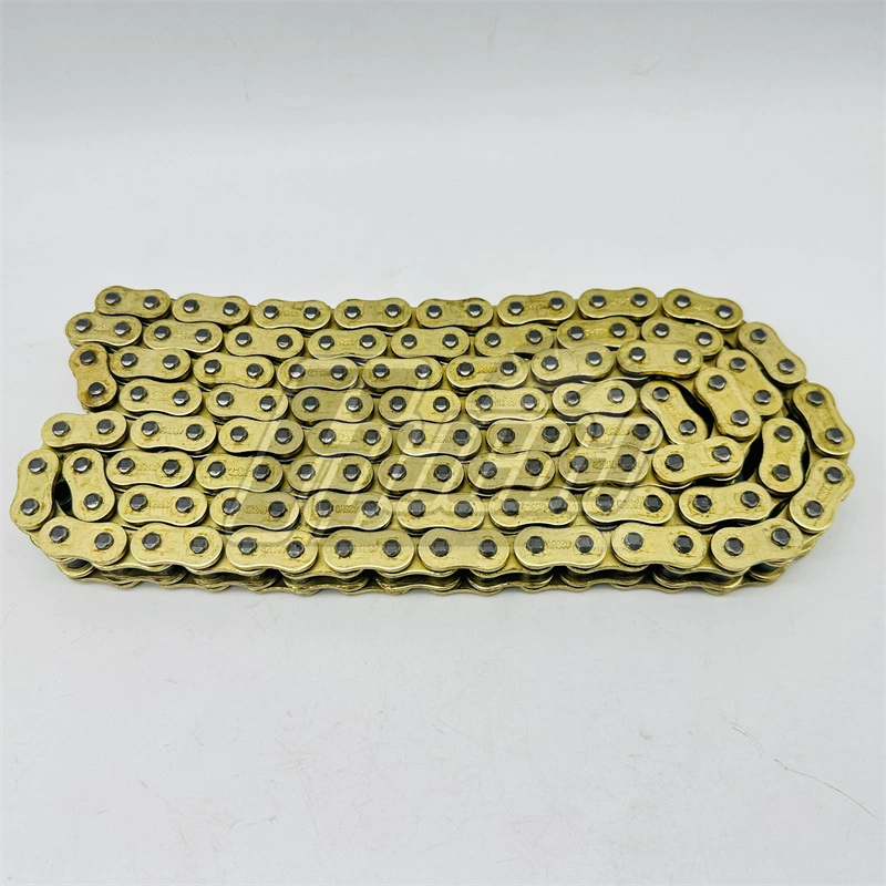 Поставка высококачественного мотоцикла летит до 150 CB190 большой цепи 428HO-136L масляной уплотнения цепи золотой