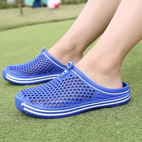 Cross-border couple's men's and women's hole shoes slippers outdoor casual slip-on shoes