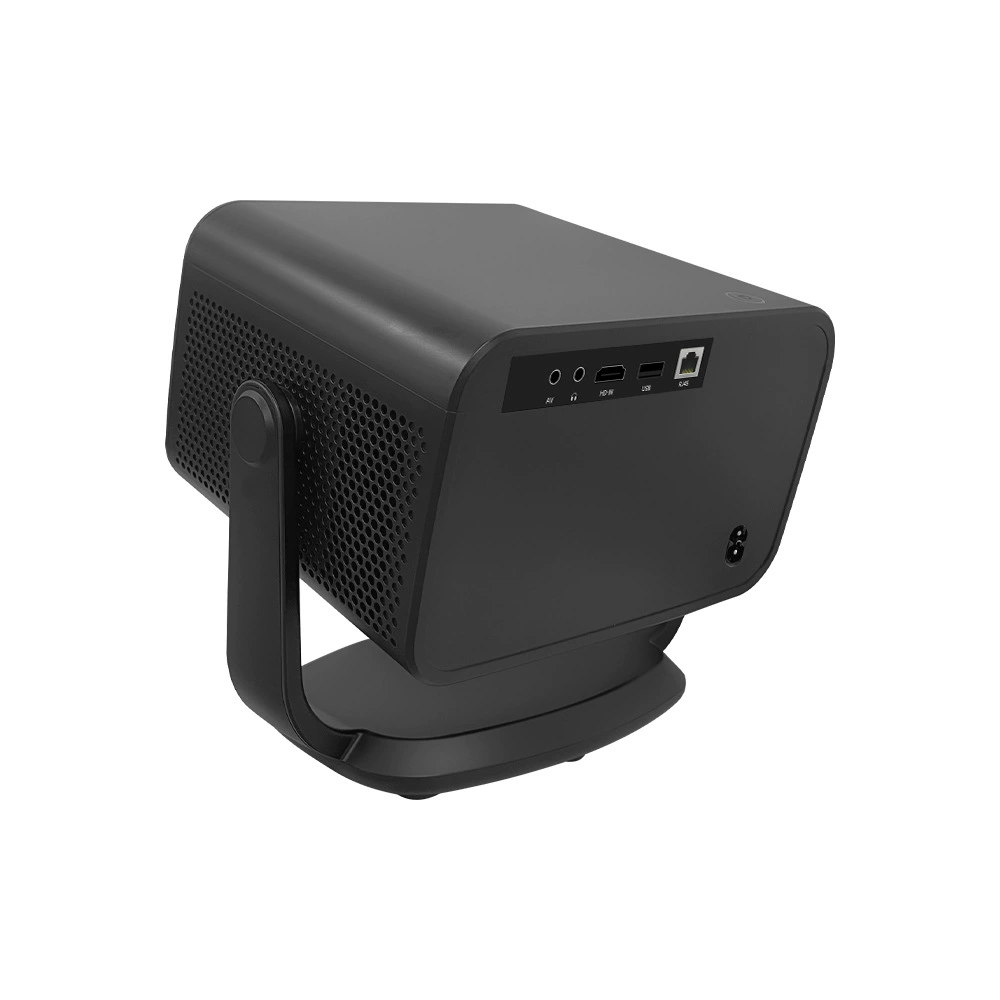 360° Rotating Projector (WEILT) Smart Home Theater, Wi‑Fi Android, 4K Decode, Portable Large Screen