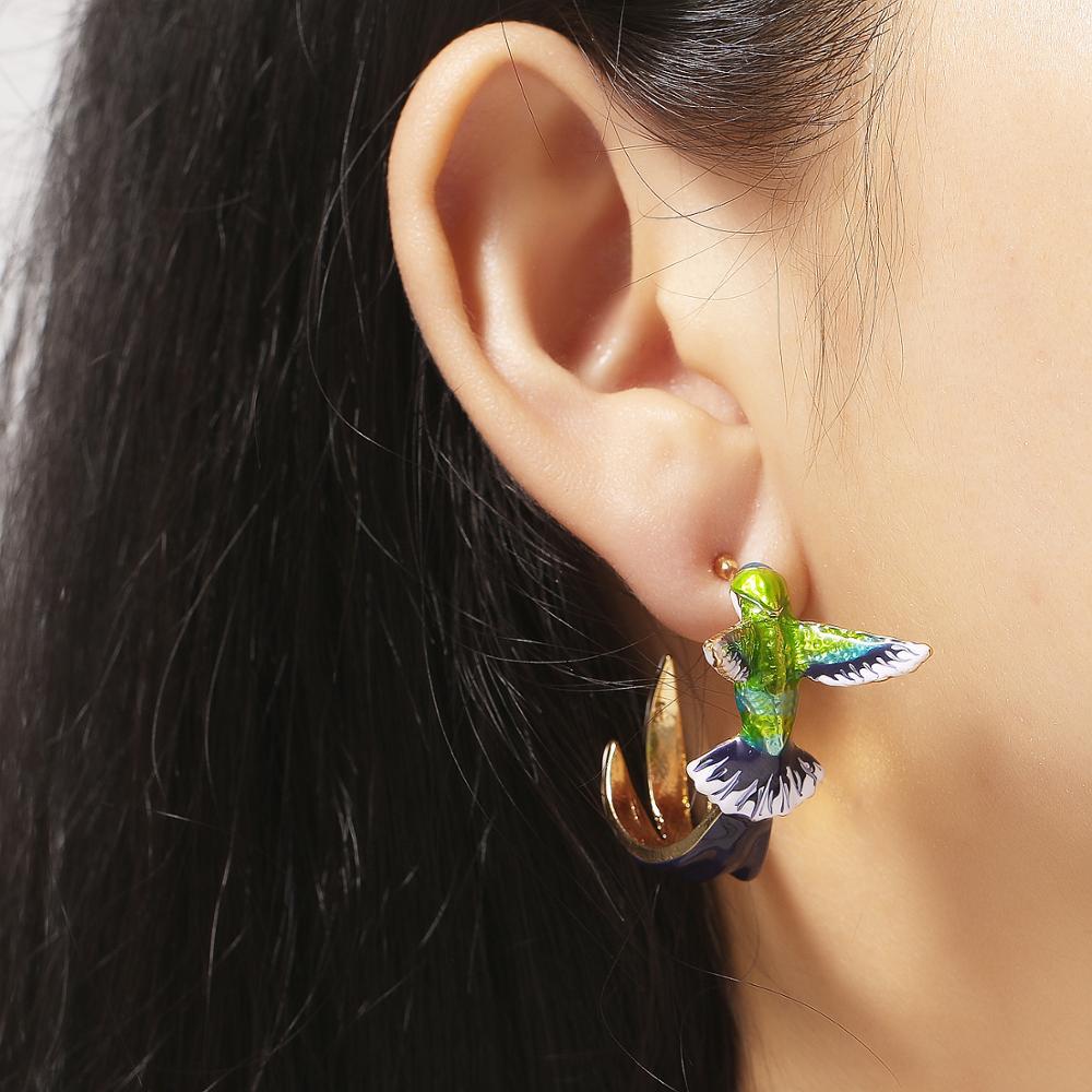 Cute Bird Copper Plating Earrings 1 Pair display picture 5