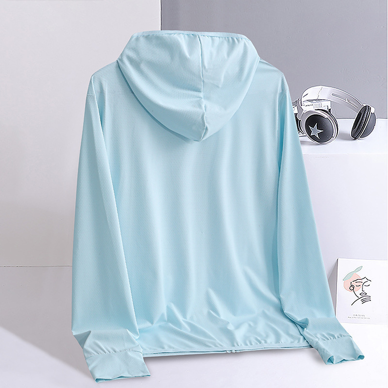 Ropa de protección solar de hielo para hombres y mujeres, ropa de protección solar de ciclismo, ropa de pesca de hielo transpirable, abrigo de verano