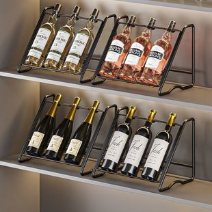 Red Wine Rack Creative Accessible Luxury Modern Simple European Wine Cabinet Storage Rack Ornaments Wine Rack Display Rack Wine Rack Holder
