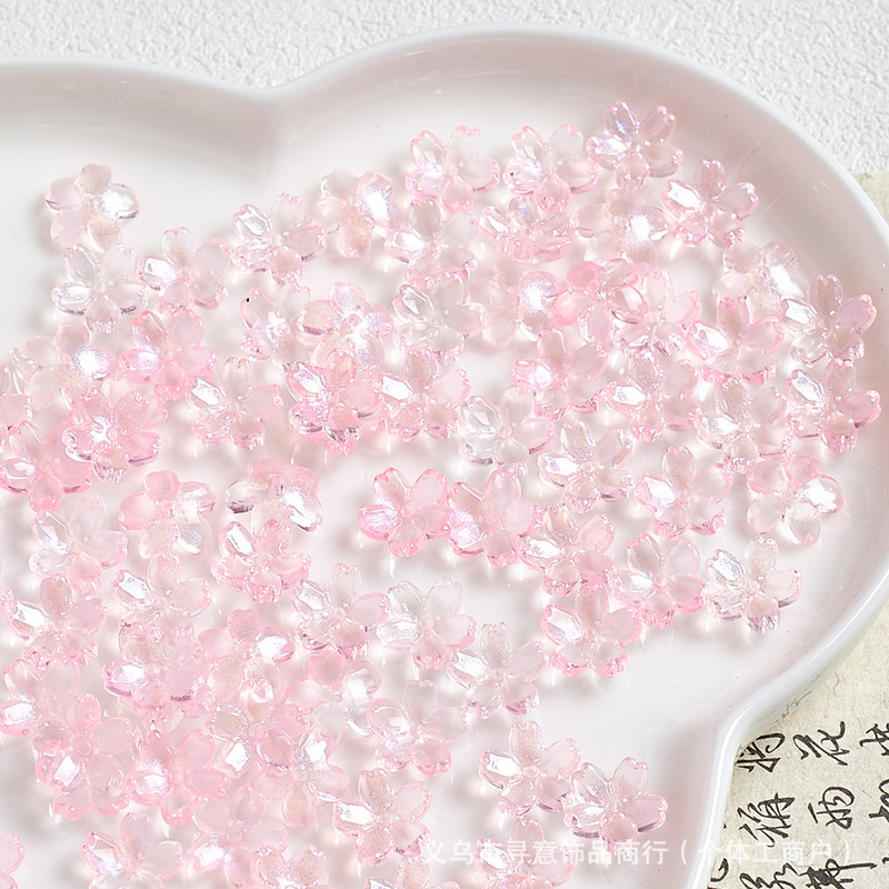 ブレスレット人気の釉薬花 10 ミリメートル 5 花びら桜手作り古代スタイルのヘアピン韓服 diy ジュエリーアクセサリー|undefined