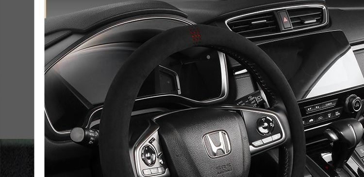 Unisex fur suede steering wheel cover, suitable for all seasons, sweat-absorbent, non-slip, breathable, warm, and stylish
