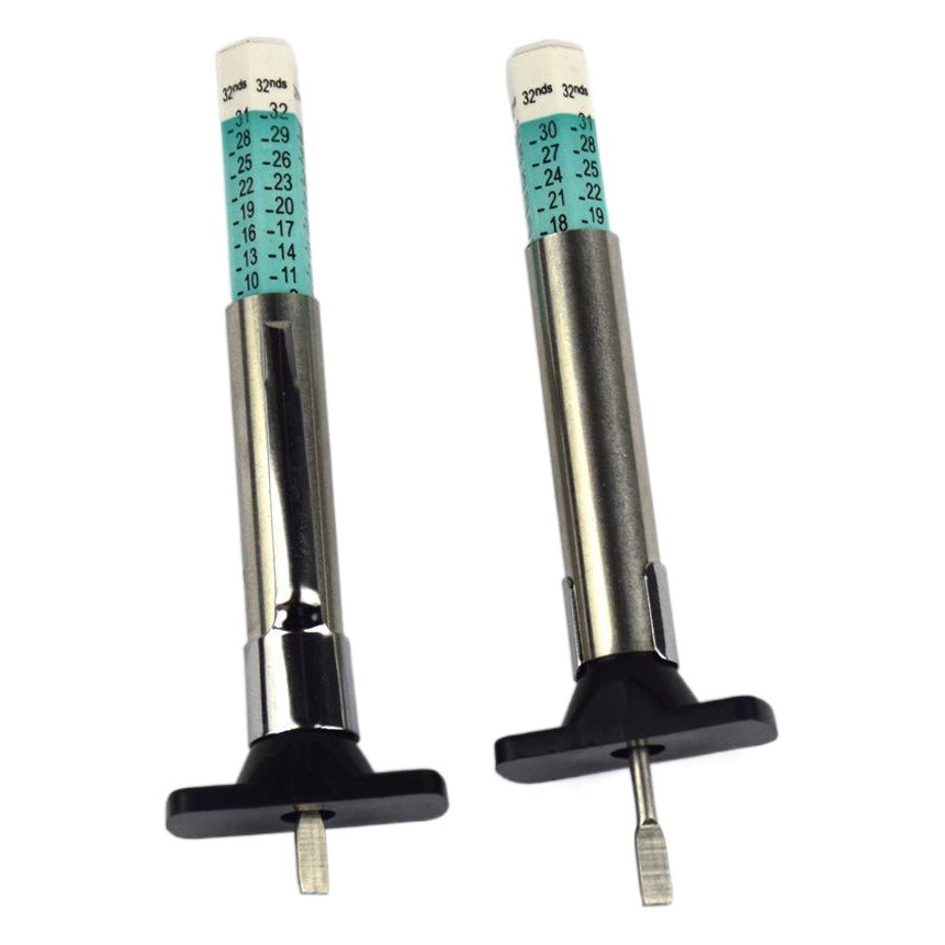 В наличии линейка глубины рисунка шин 0-25 мм глубиномер линейка с рисунком шин ручка с рисунком шин PC-3624/5