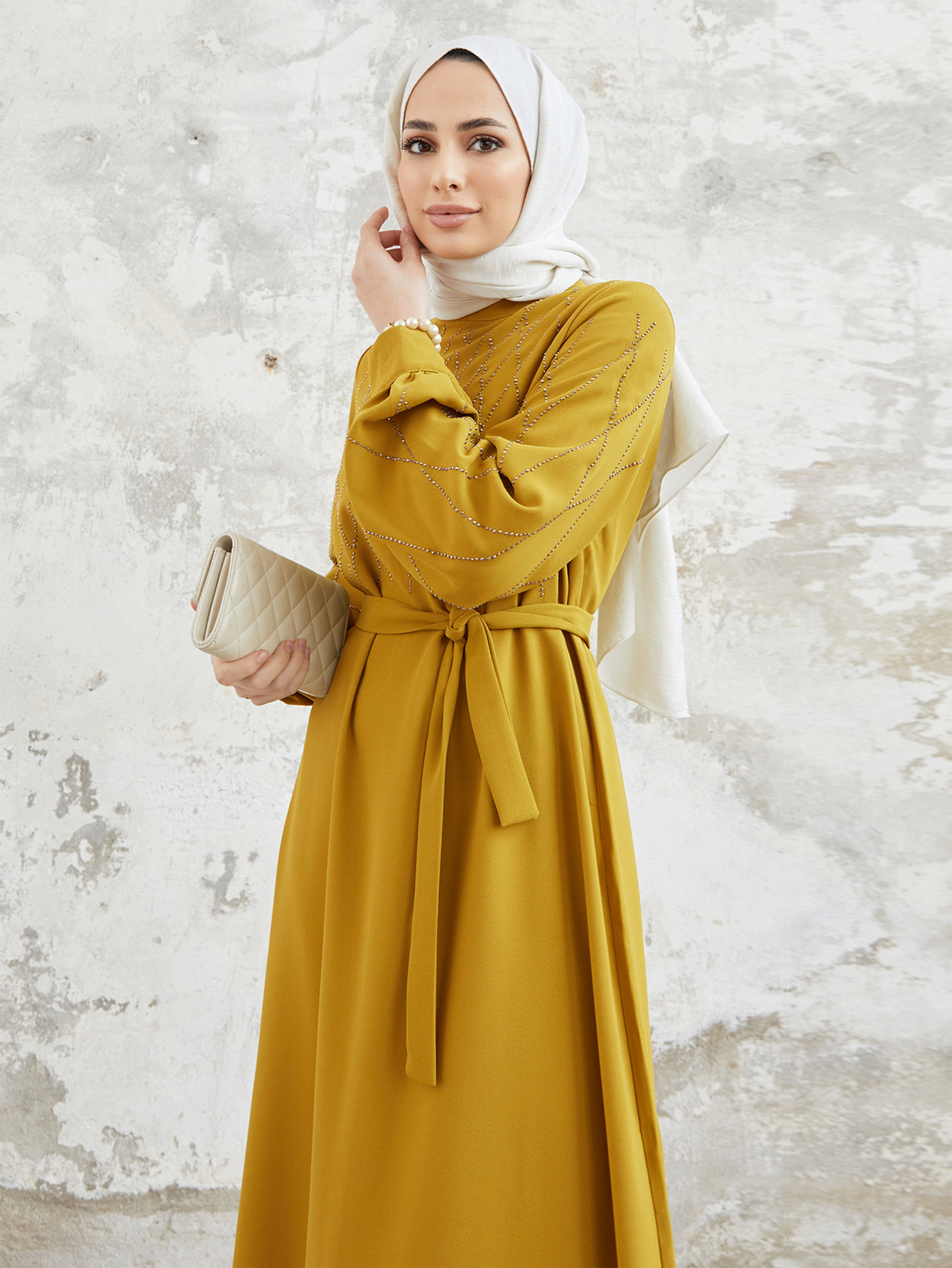 Captivating Modest Maxi Dress - AmoFashion Ltd 32 O1CN01Qabghj1PjFy3vZric !!2215615991876 0 cib