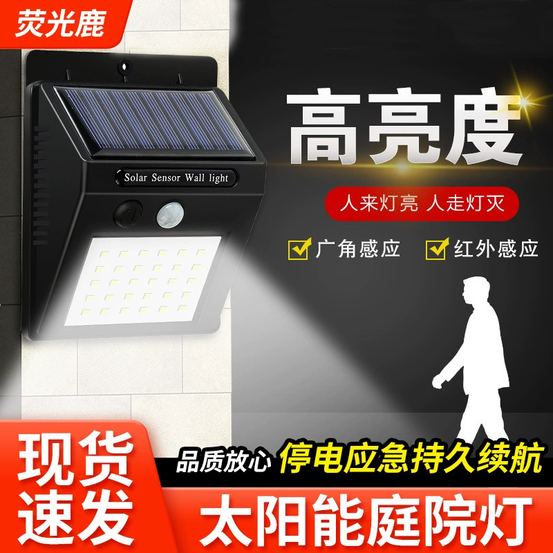 Садовая солнечная лампа на открытом воздухе Новая сельская сельская уличная лампа