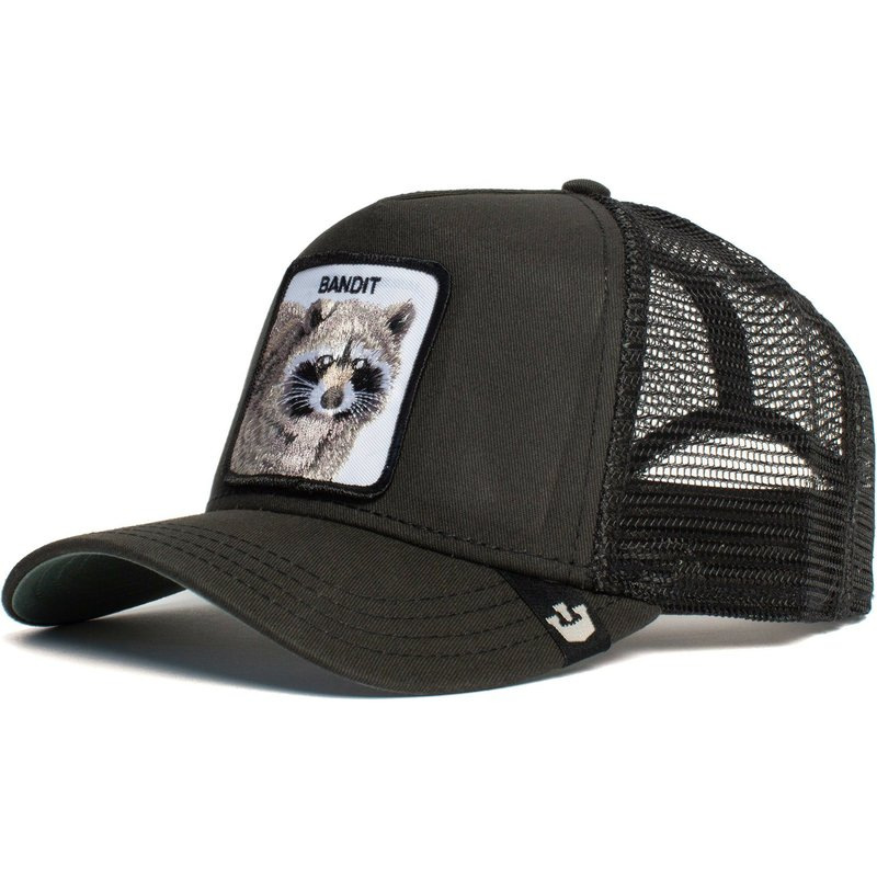 [Comercio exterior caliente] gorra de béisbol animal dibujos animados protección solar malla bordado conductor negro leopardo Gallo Lobo sombrero