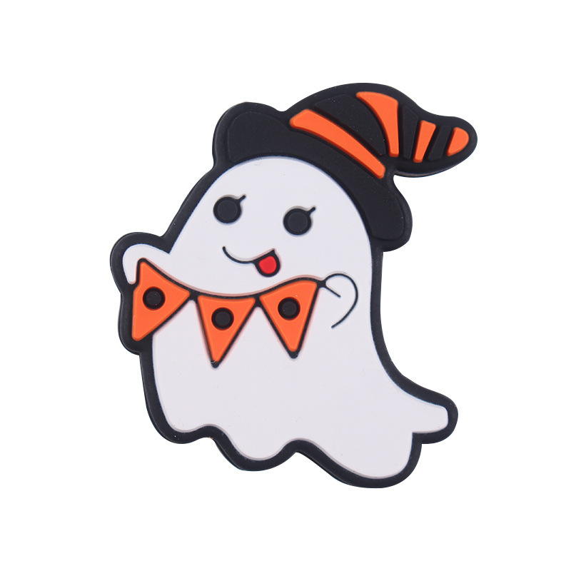 Creativo DIY artículos para bebés caricatura Halloween joyas de silicona pezón cadena de dientes molares accesorios de pulsera de goma de diente