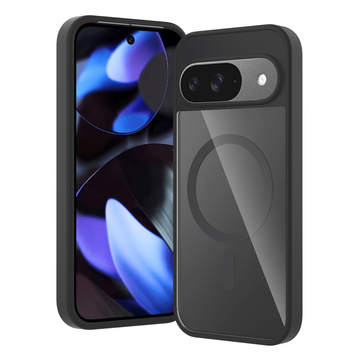 Aplicación transfronteriza Google PIXEL 9A cubierta transparente esmerilada cerveza 10pro funda para teléfono móvil funda anti-caída carcasa magnética N52