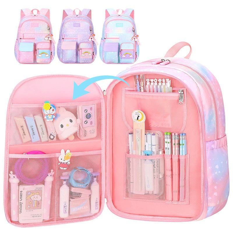 Cute backpack, small bag lightweight, Japanese and Korean, gradient