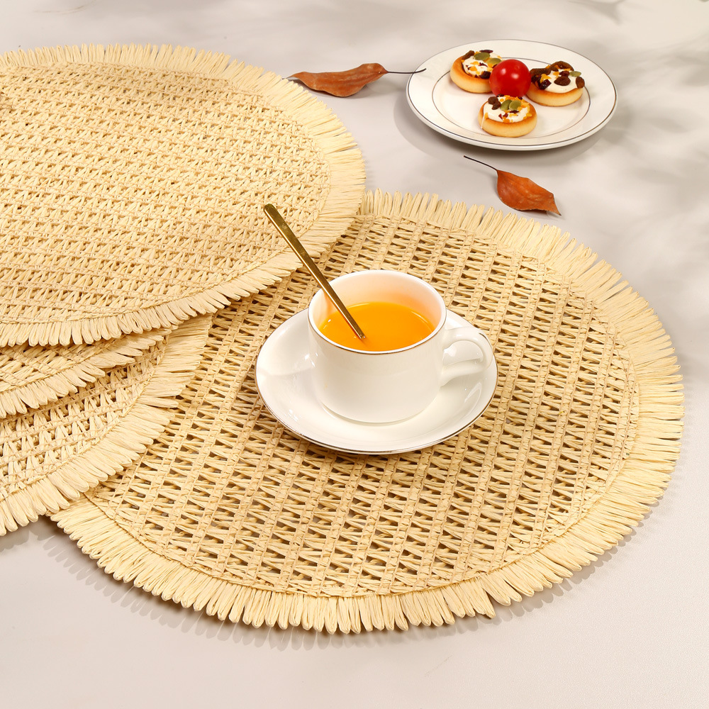 Alfombra de comedor occidental de estilo europeo simple diagonal PVC trenzado aislamiento térmico antideslizante decoración alfombra de comedor de hotel doméstico