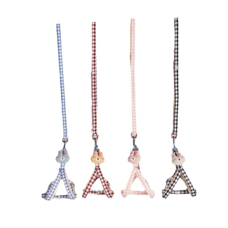 Nueva Correa transfronteriza para el pecho del animal doméstico nueva cuerda de perro mediana y pequeña perro chaleco perro tracción cuerda gato tracción