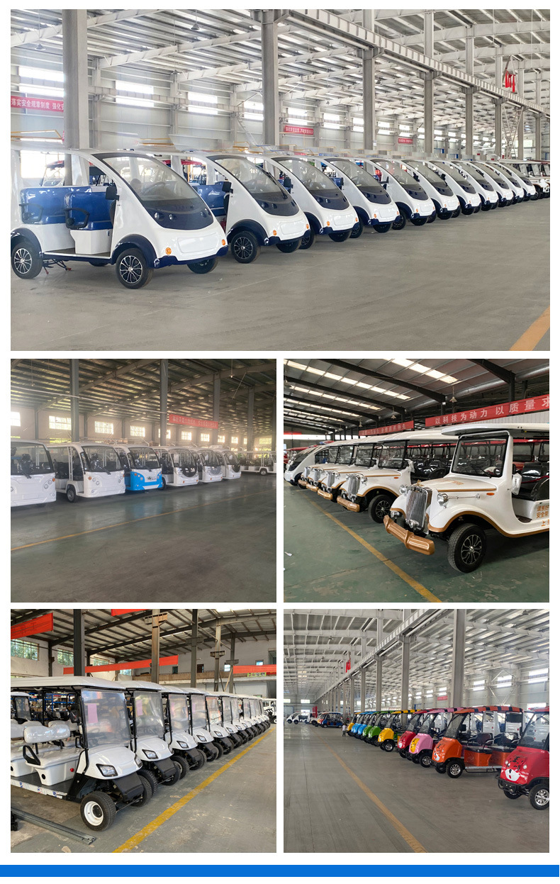 Tourist Sightseeing Vehicles in Scenic Areas, Golf Carts, Property Patrol Vehicles, Factory Reception Vehicles, Four-Wheel Electric Sightseeing Vehicles