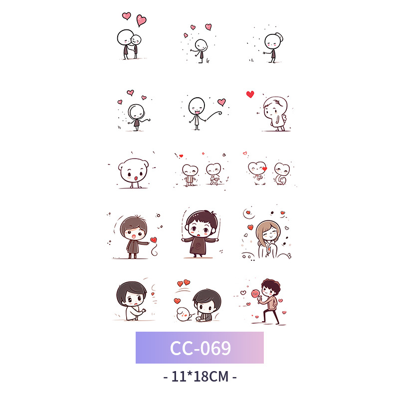 Transfronterizo en stock al por mayor de halloween colorido mariposa tatuaje pegatinas simulación sangrienta cicatriz pegatinas divertidas pegatinas impermeables