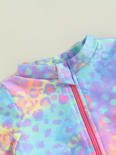 1-6 Years Kids Baby Girl Swimsuits Fish Scale Print
