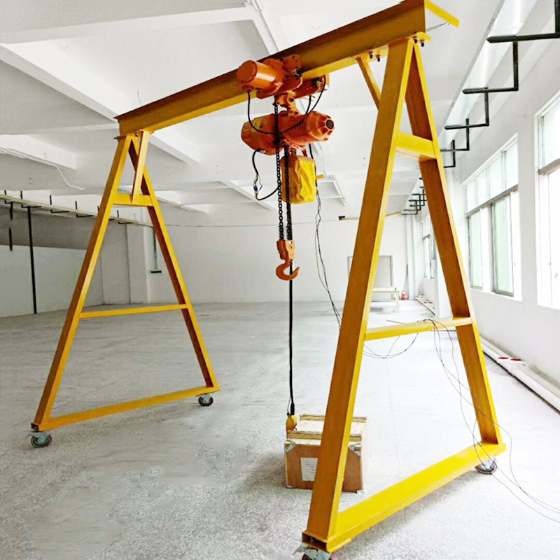 供应广州增城移动式龙门架 数控车床龙门架 手动葫芦龙门架厂家