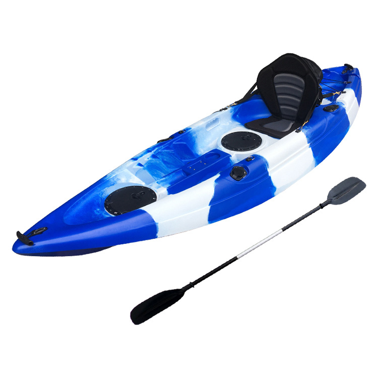 Factory supply wholesale spot single boat canoe rubber boat kayak water leisure boat