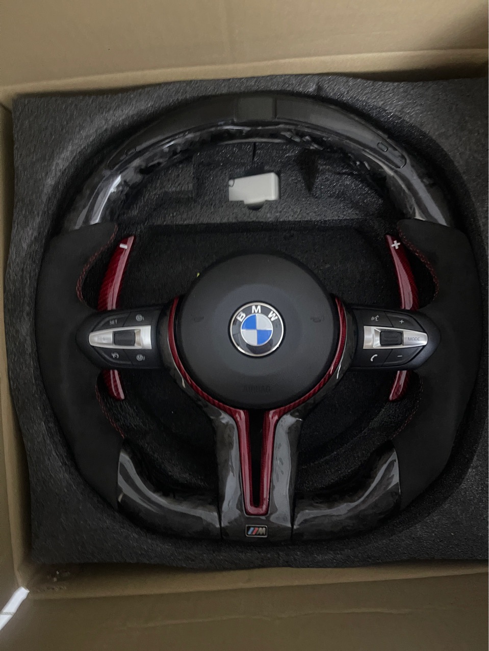 Suitable for Bmw Carbon Fiber Steering Wheel Modification for 3 Series, 5 Series, F30, F10, F01, F07, F25, F26, F15, F16