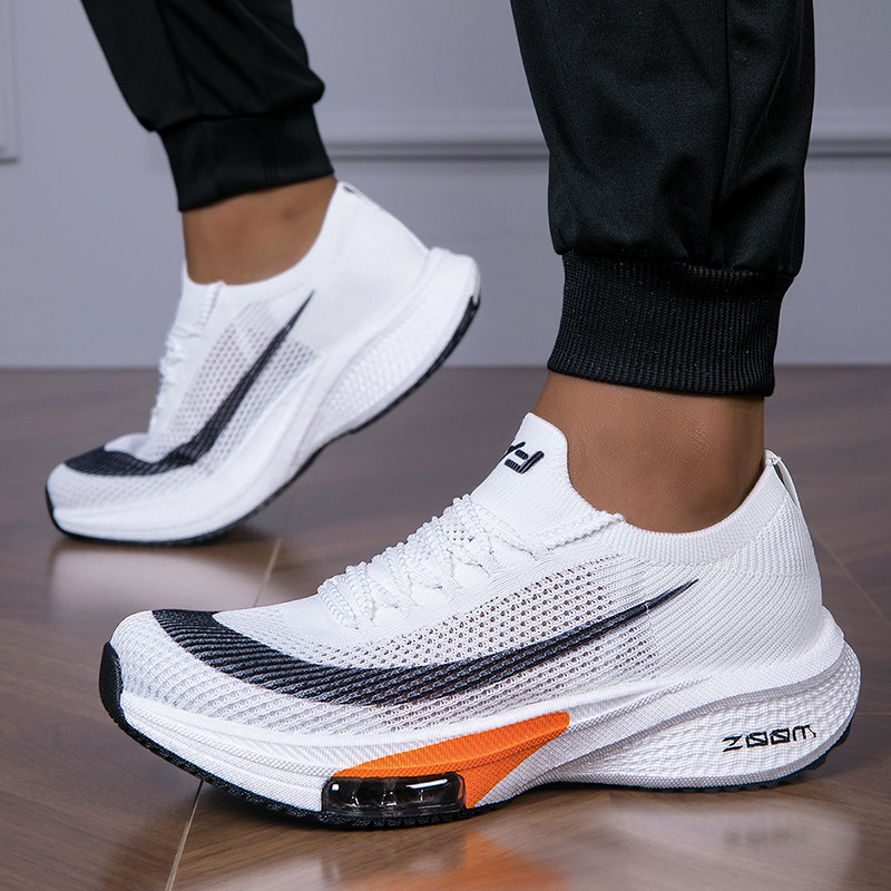 Cross-Border Aliexpress Al 3Fa Air Cushion Racing Marathon Running Shoes Fly Woven Mesh Running Shoes Men's and Women's Casual Shoes