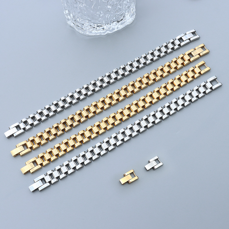 Bracelet En Acier Titane Géométrique Simple En Gros display picture 2