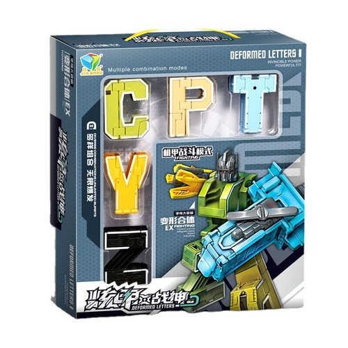 Digital and Alphabet Shaping Toy, Combining Machine Transformer Robot for Boys, Intelligent Toy, Training Institute Recruitment