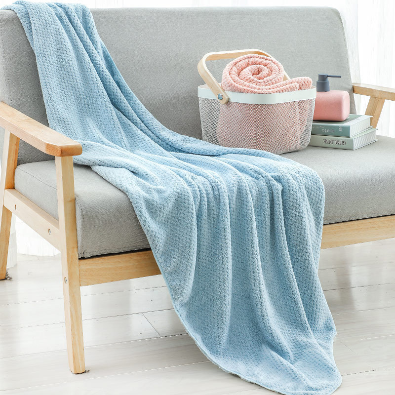 Bath Towel Men's and Women's Pineapple Large Bath Towel Household Extra Large Thickened Adult Bath Beach Towel Advanced Household Towel