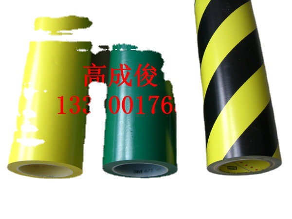 现货供应3M5702黑黄警示胶带 PVC地板胶带无尘车间斑马线警示胶带