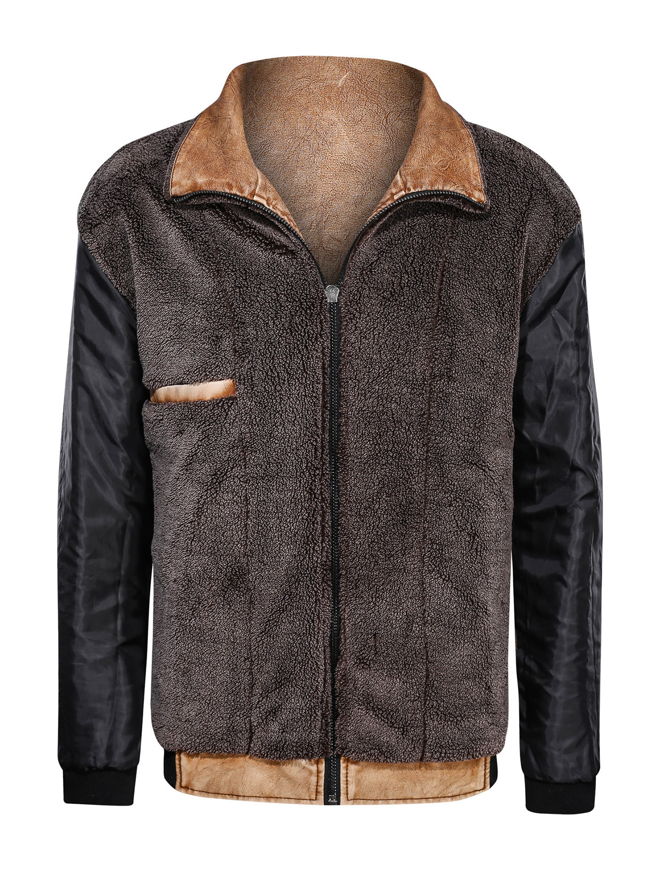Men's PU Leather Jacket 3