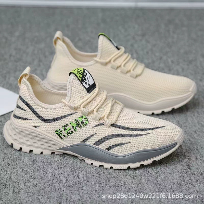 Производители прогулочной обуви прямые поставки летней обуви новые сетчатые туфли мужские дышащие Повседневные Удобные кроссовки мужская обувь оптом