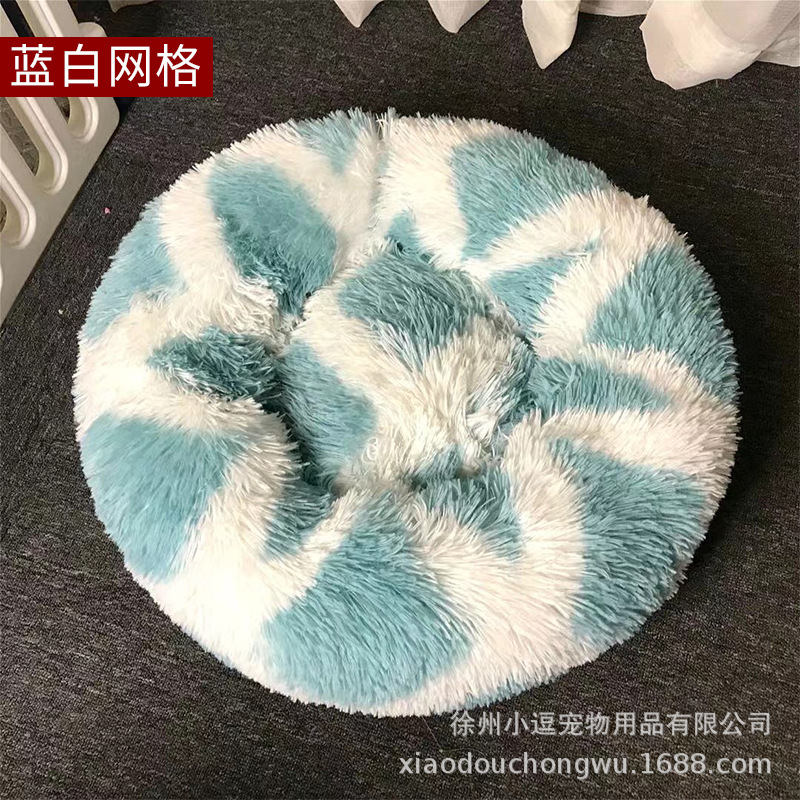 파란색과 흰색 격자