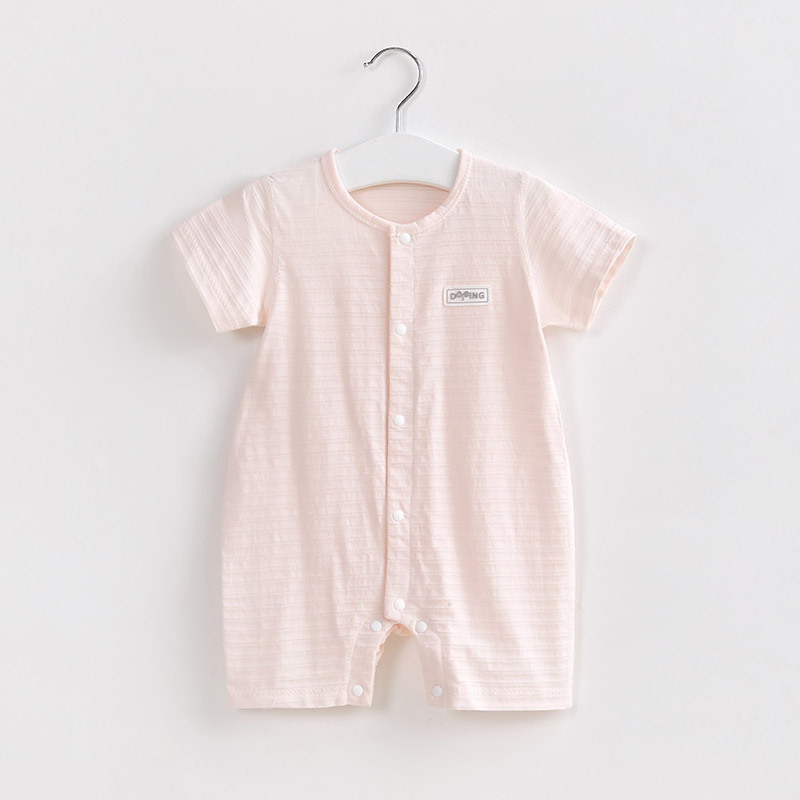 Bebé mono verano fino recién nacido Ropa abierta entrepierna niño mameluco manga corta niños y niñas Bebé Ropa de verano image 10