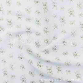 50D棉感数码印花布 热转移印婴童女装童装羽绒服面料碎花防晒布料