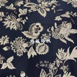 厂家新款复古宫廷风腰果金丝提花布欧美花纹外套手包女装布料批发