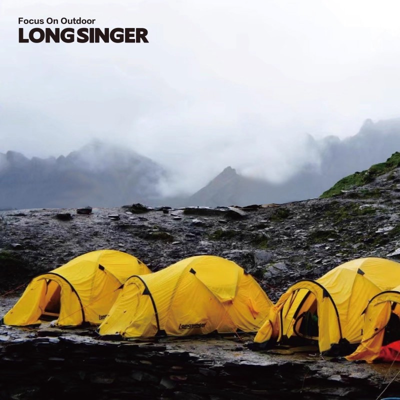 LongSinger龙行者雪狼涂硅双人双层户外雪山野营登山帐篷冬季帐篷