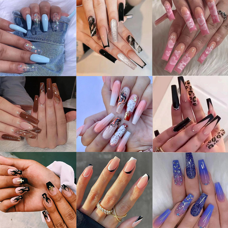 Wearable nail patches for hot girls in E...