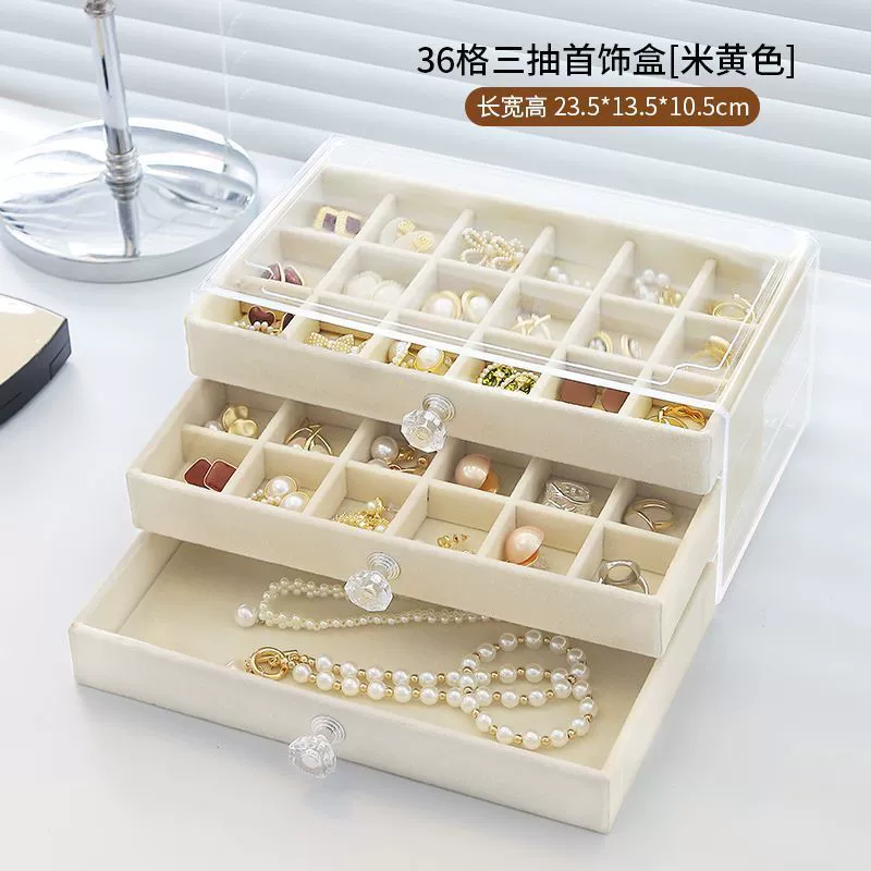 Acrylic storage system, earrings, necklace, ring, accessory, storage box, 2024 years
