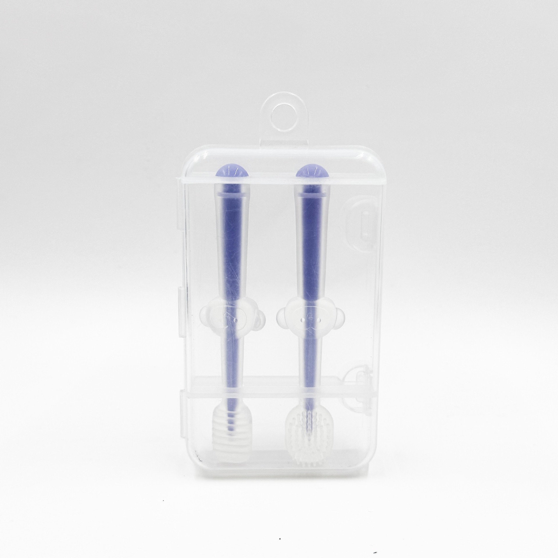 Cepillo de dientes para bebés pezón de silicona bebé recién nacido cepillado 0-1 años de edad revestimiento de lengua combinación de limpieza oral