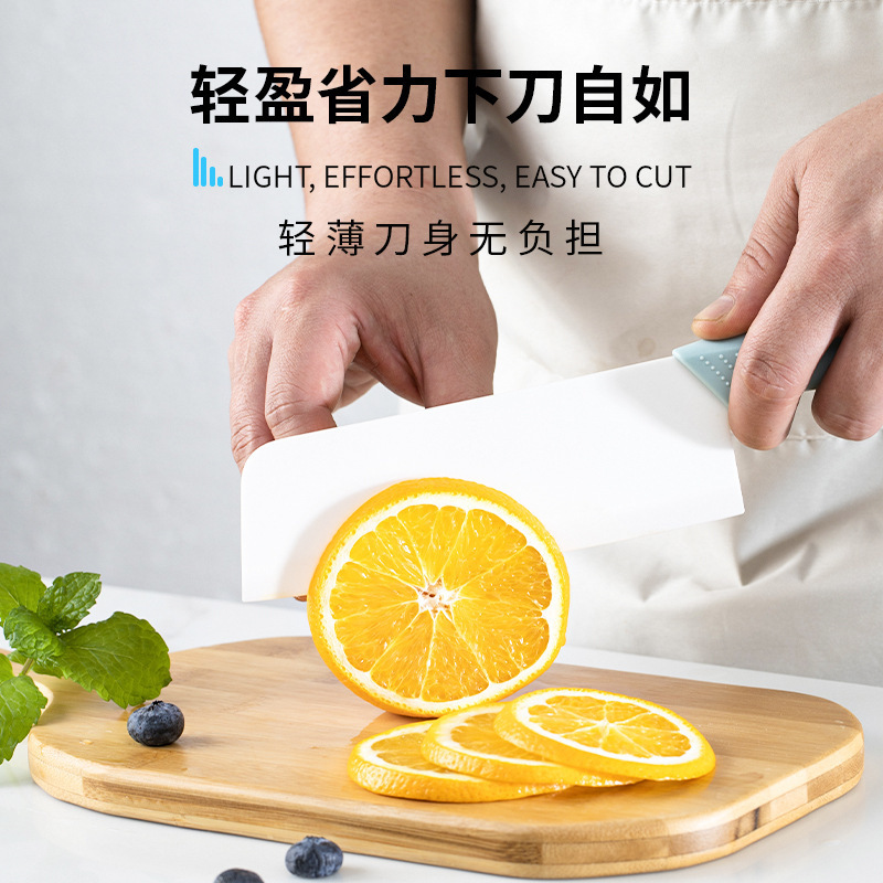 Cuchillo de cocina de cerámica Cuchillo de cerámica de 6 pulgadas Cuchillo de cocina para alimentos Cuchillo para cortar carne de chef Cuchillo de suplemento alimenticio para bebés