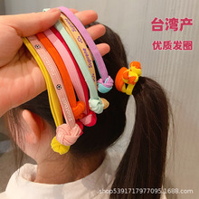 女童扎头发橡皮筋简约韩版发圈绑发头绳耐用不伤发扎发绳高弹皮筋