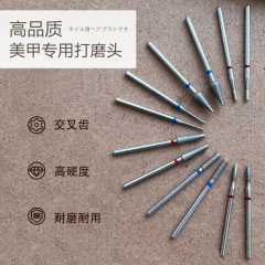 マニキュア研削ヘッドタングステン鋼前処理ロシアスタイルネイルリムーバーオープンポケット角質除去ダイヤモンド研削ヘッドoxxi