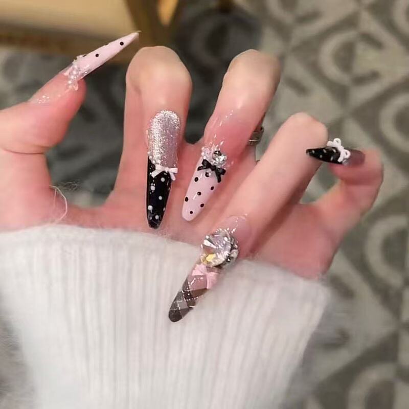 Wearable Manicure Nail Patches Wholesale Ice Transparent Pure Lust Camellia Butterfly Finished Nail Stickers Removable Fake Nails Wearable Manicure Nail Patches Wholesale Ice Transparent Pure Lust Camellia Butterfly Finished Nail Stickers Removable Fake Nails