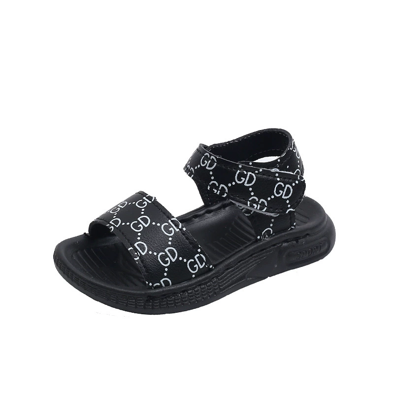 Summer sandals, children's beach footwear for leisure for early age, for import, soft sole