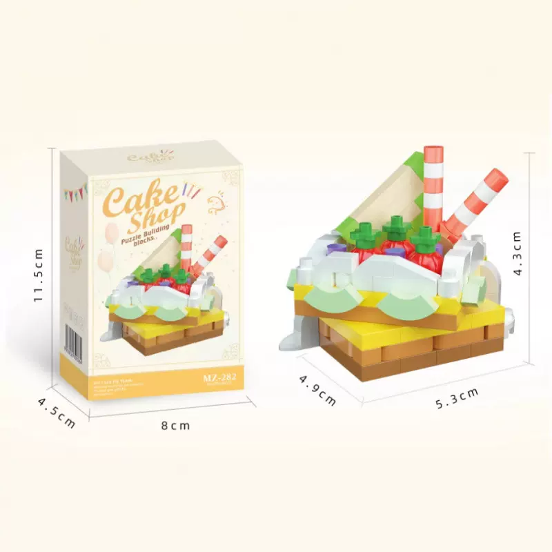 库存处理甜点派对系列蛋糕积木儿童益智拼装玩具生日礼物热卖