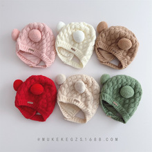 �n���L��ͯë��ñ �ﶬ��ɫ�p��Сͯ������ů�°Ϳ��o��ñᘿ�ñ