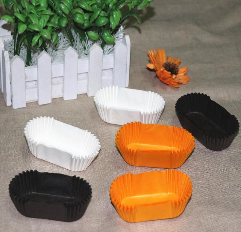 椭圆形慕斯蛋糕纸杯大中小防油蛋糕纸杯批发耐高温蛋糕底托纸托杯