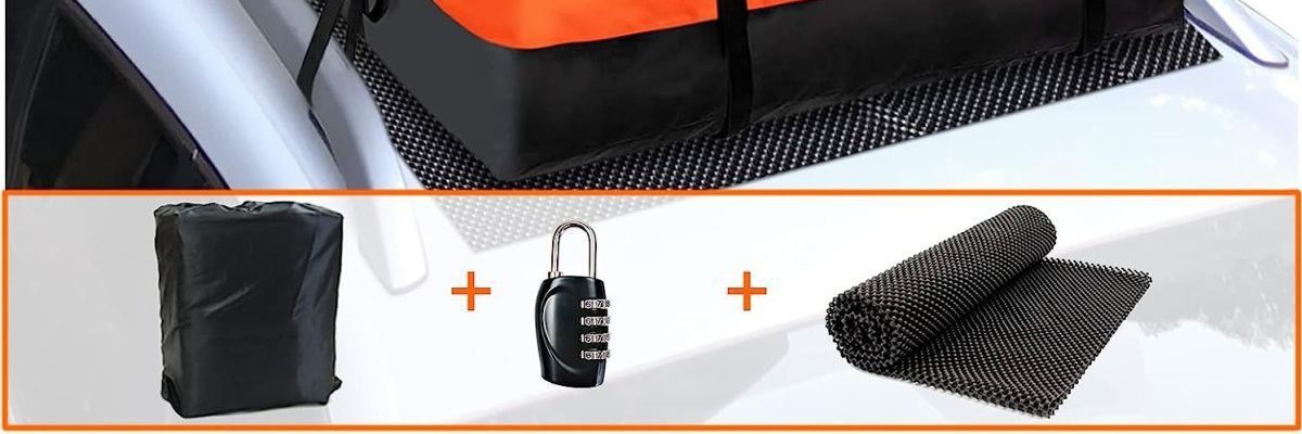 Roof luggage bag, waterproof and wear-resistant, for outdoor use, large capacity