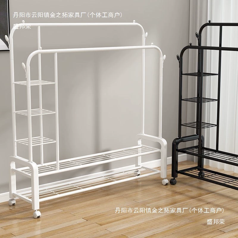 Напольная сушилка для одежды для спальни, домашнего использования, складная внутренняя вешалка для одежды, простая вешалка для хранения одежды на балконе, Shengbangrong.