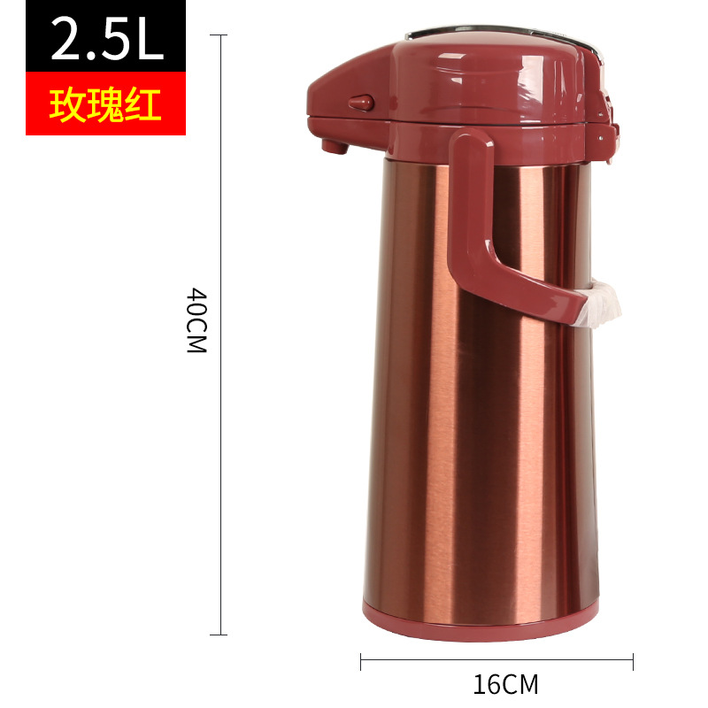 Botella de agua caliente neumática presurizada hervidor de agua presurizado doméstico botella de agua neumática de gran capacidad sala de ajedrez y tablero de té al por mayor